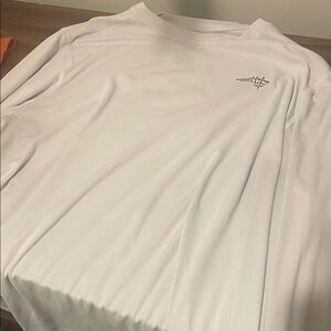 White ReelLife Athletic Long Sleeve Shirt
